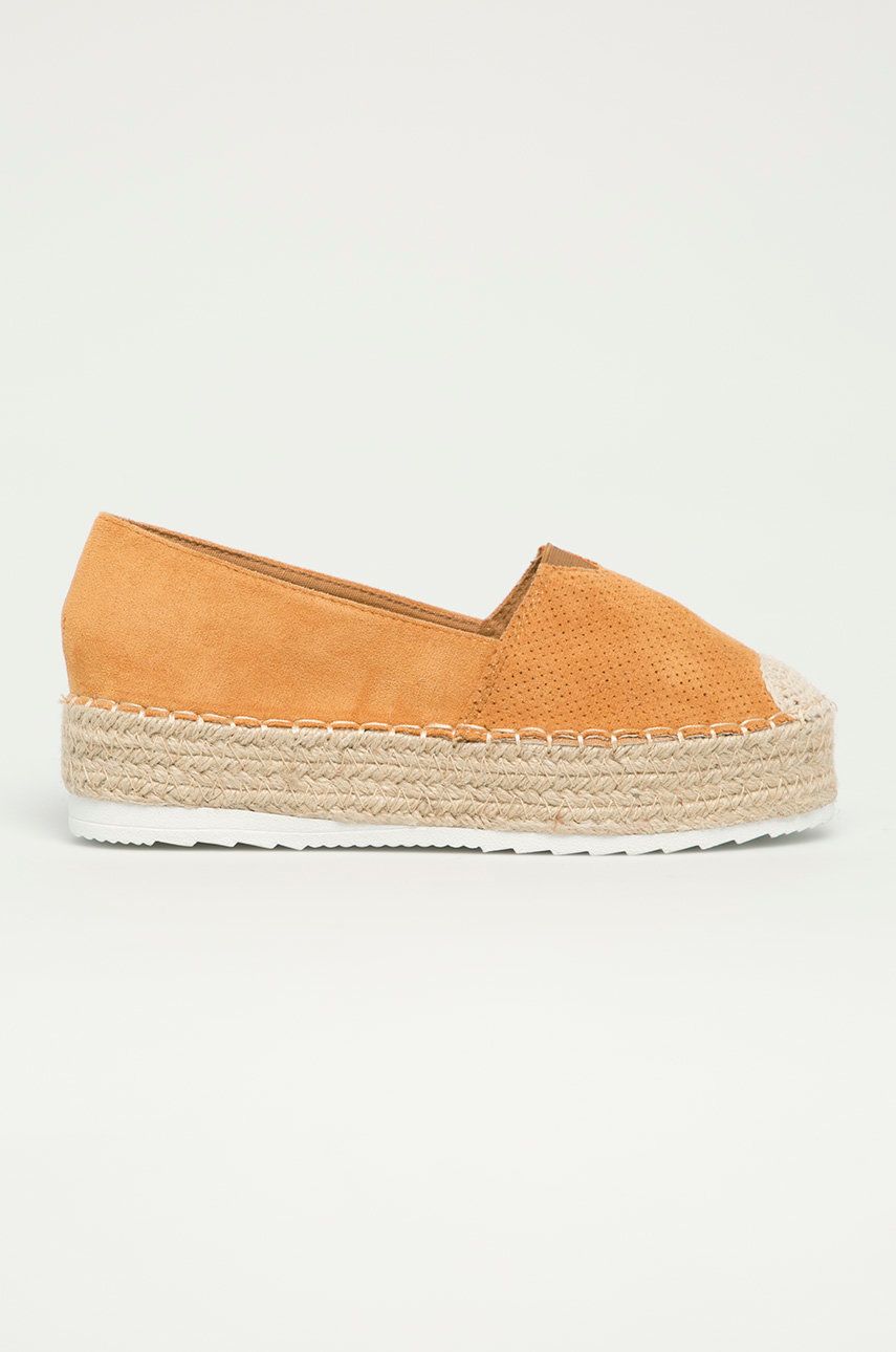 Espadrile dama Answear Lab  de vara din imitatie de piele intoarsa cu talpa din guma si interior confortabil Festissimo