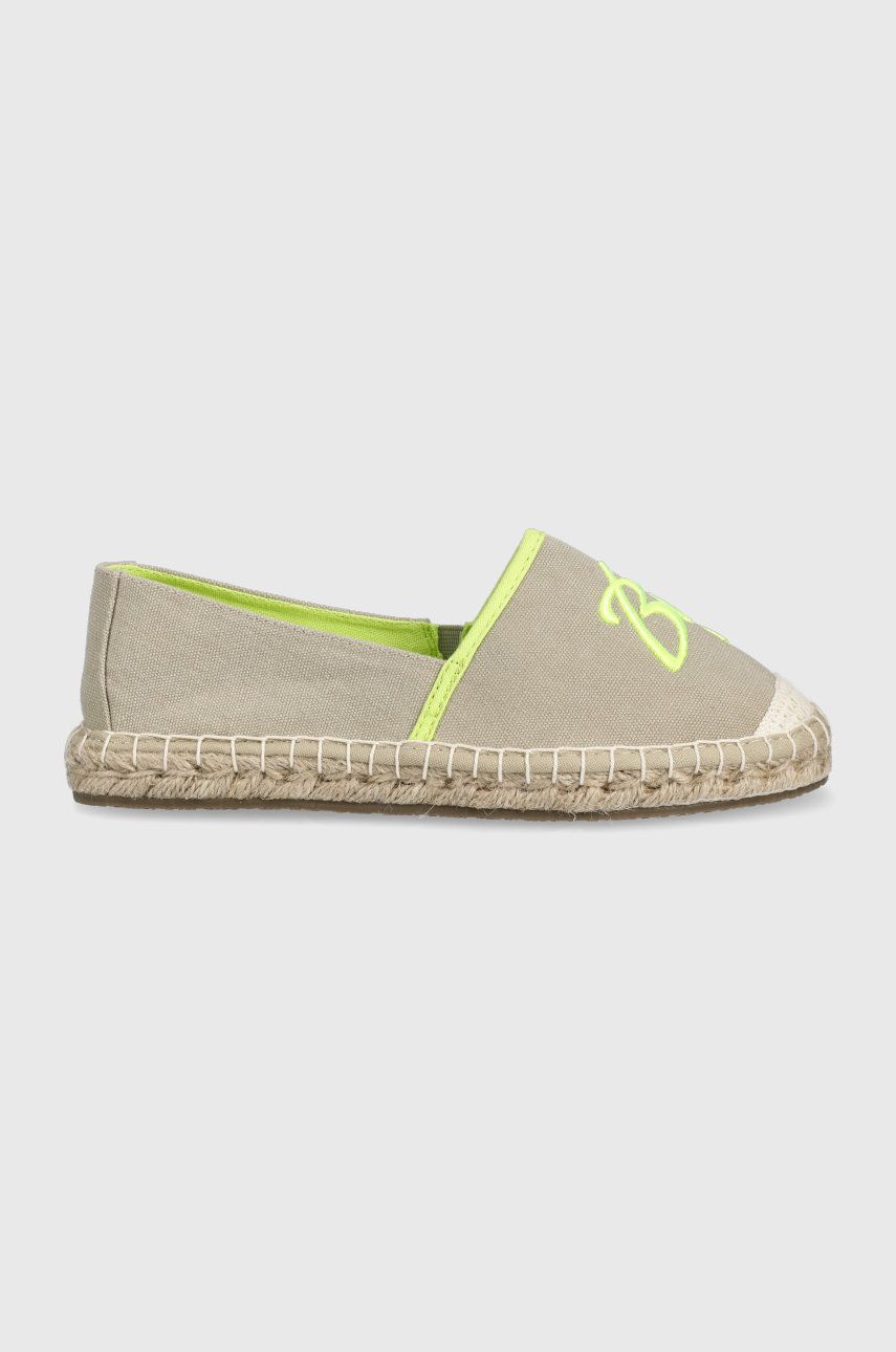 Espadrile dama Big Star bej de primavara din material textil  cu talpa din guma