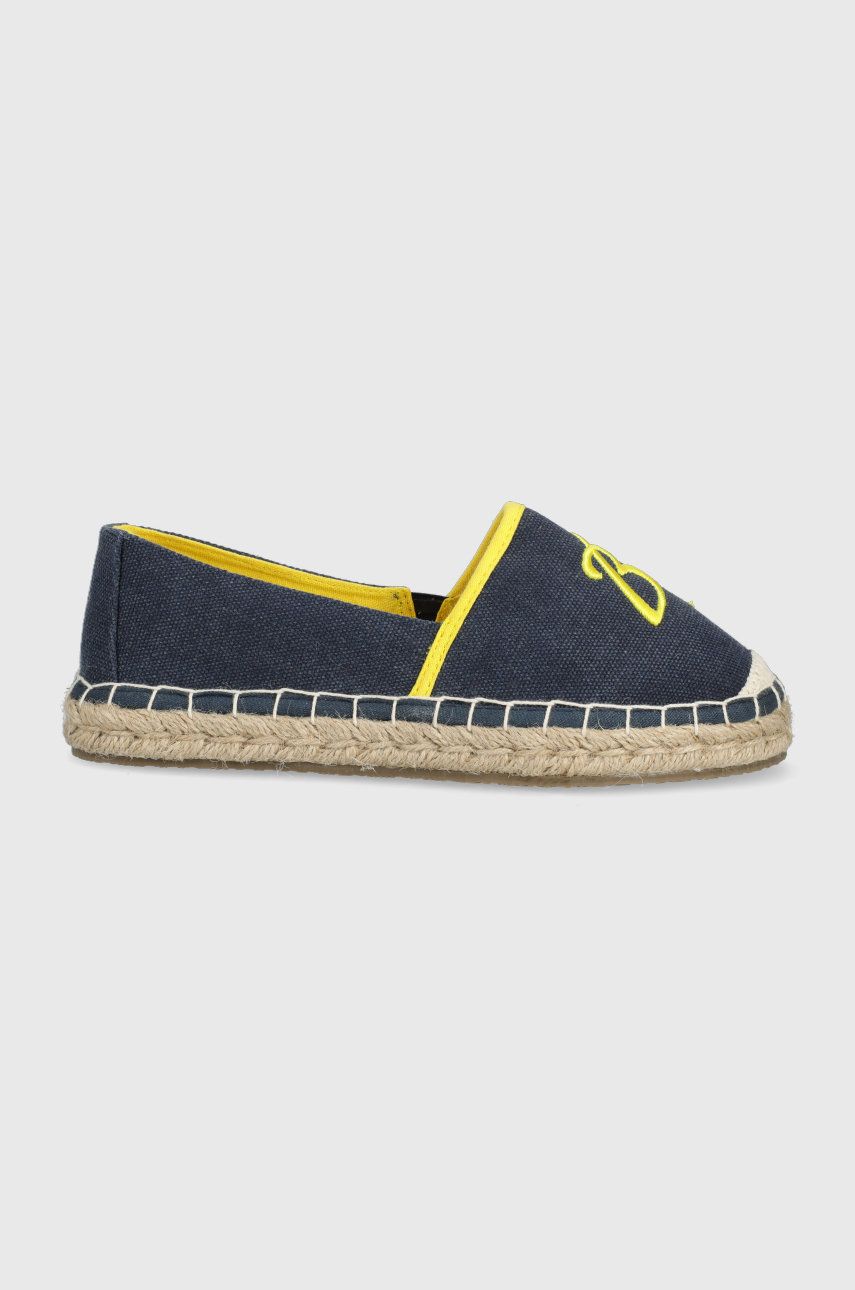 Espadrile dama Big Star bleumarin de vara din material textil  cu talpa din guma