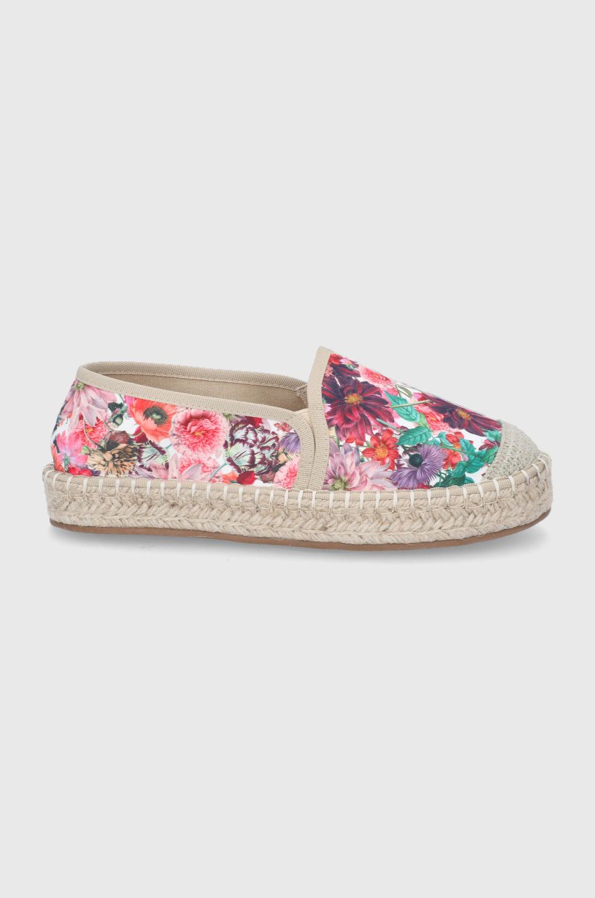 Espadrile dama Medicine roz de zi din material textil  cu talpa din guma