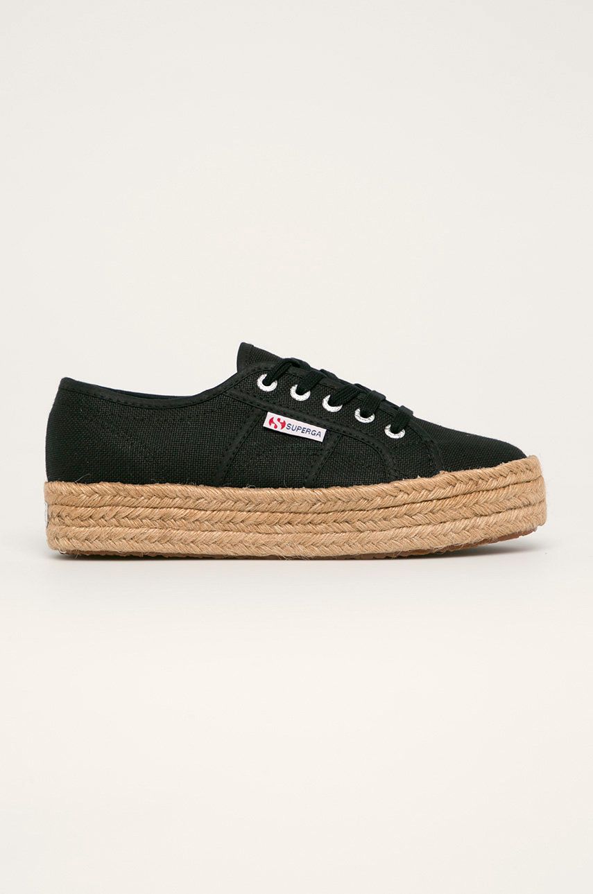 Espadrile dama Superga  de zi din material textil  cu talpa din guma