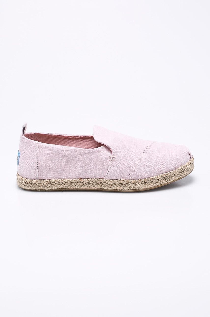 Espadrile dama Toms  de plaja din material textil  cu talpa stabila Deconstructed Alpargata Rope