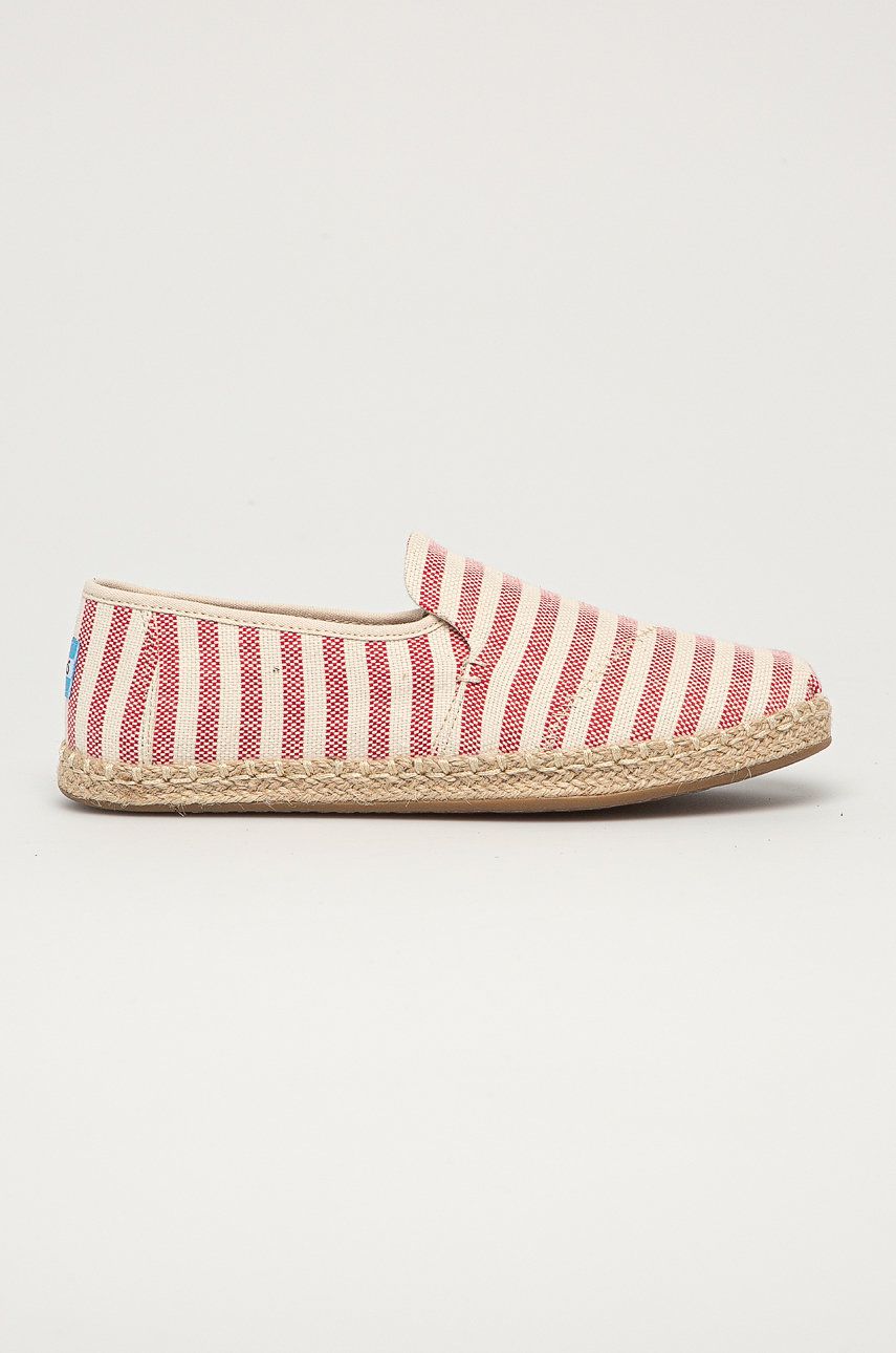 Espadrile dama Toms  de primavara din material textil  cu talpa din guma Deconstructed Alpargata Rope