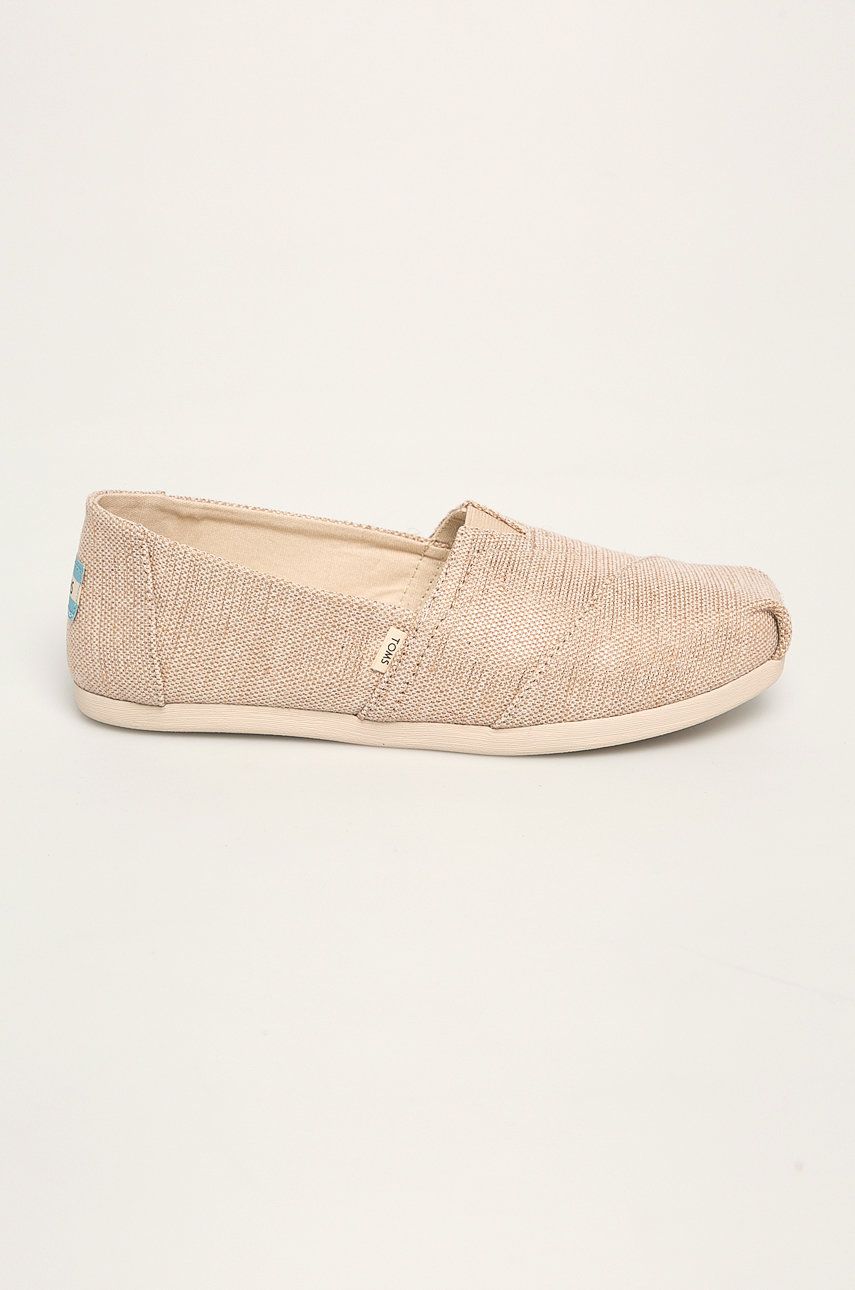 Espadrile dama Toms  de vara din material textil  cu talpa sculptata Classic