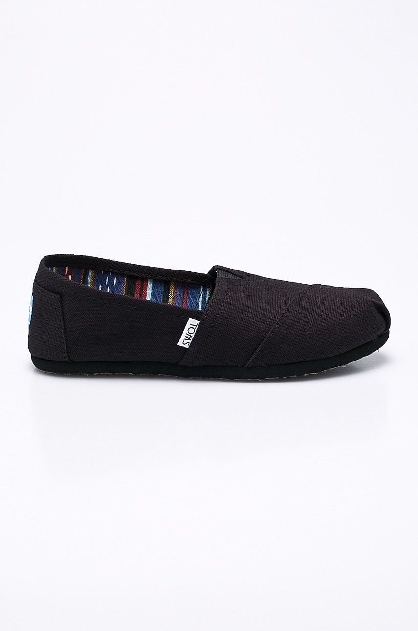 Espadrile dama Toms  de vara din material textil  cu talpa stabila Classic