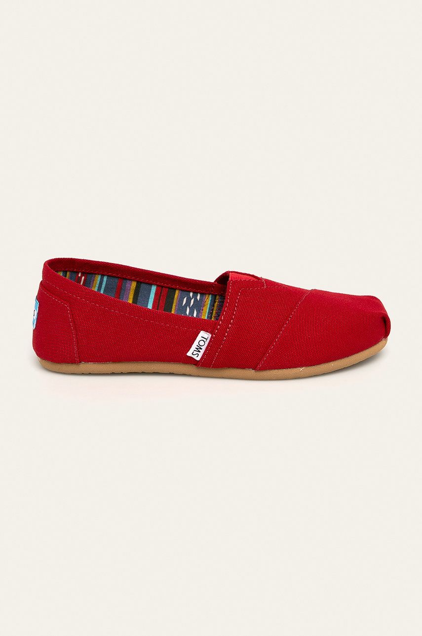 Espadrile dama Toms  de zi din material textil  cu talpa din guma Classic