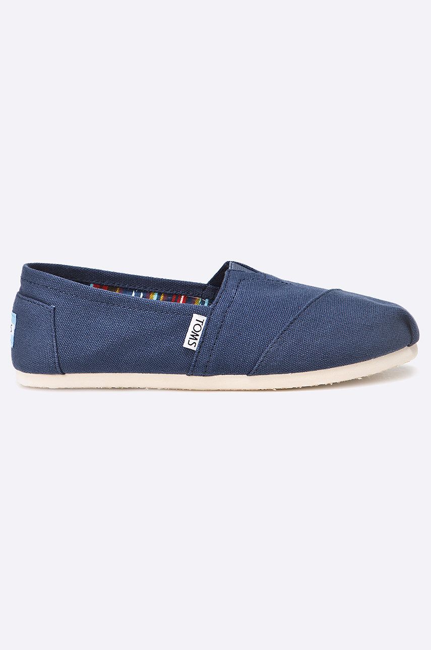 Espadrile dama Toms  de zi din material textil  cu talpa stabila Canvas Classic