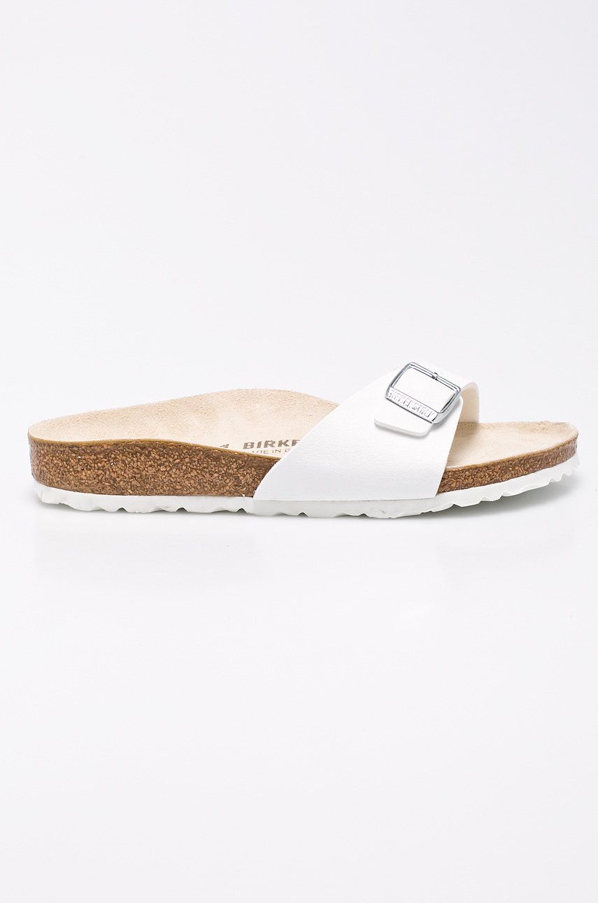 Papuci  Birkenstock dama de ocazie din material sintetic  cu talpa sculptata Madrid