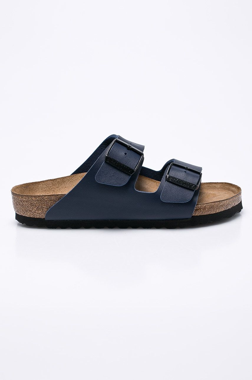 Papuci  Birkenstock dama de primavara din material sintetic cu toc plat cu talpa din spuma Arizona online