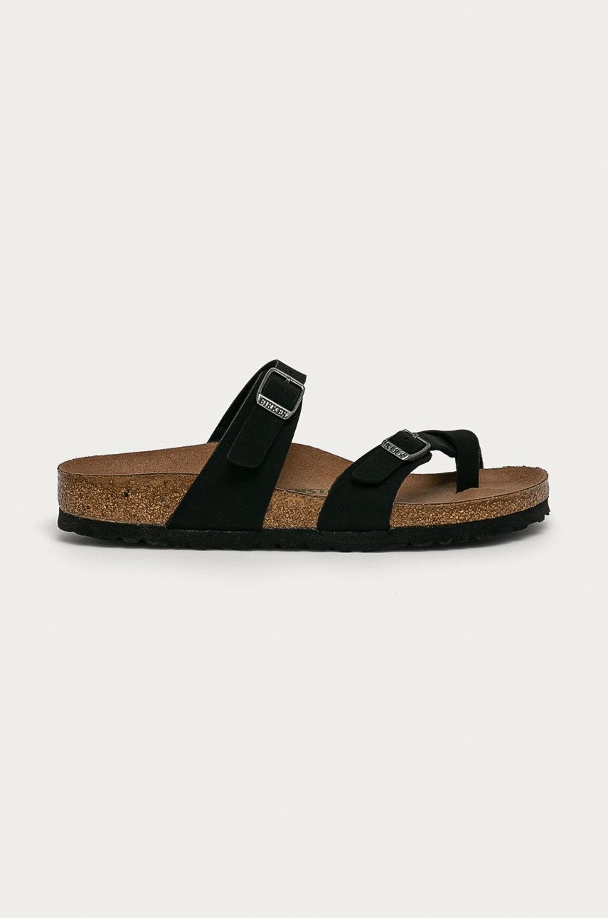 Papuci  Birkenstock dama de primavara din piele intoarsa  cu talpa din guma Mayari online