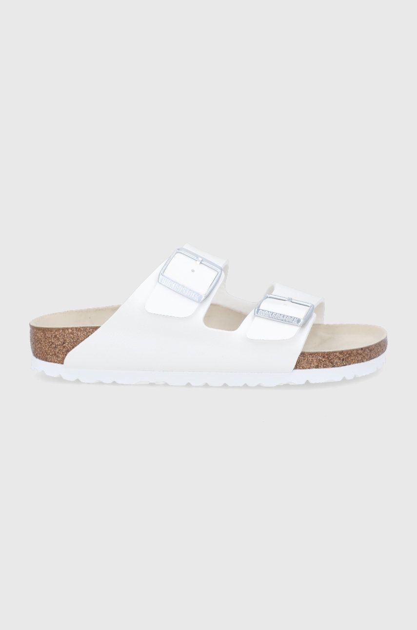 Papuci  Birkenstock dama de vara din material sintetic   Arizona White online