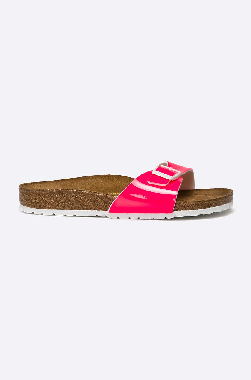 Papuci dama  Birkenstock de vara din material sintetic  cu talpa stabila Madrid