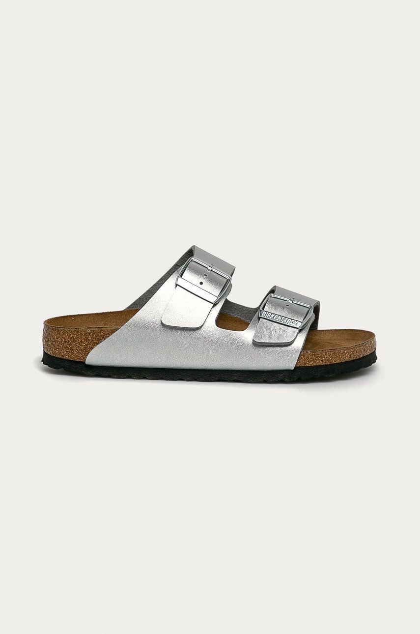 Papuci  Birkenstock dama de vara din piele intoarsa cu talpa din guma si interior confortabil Arizona online