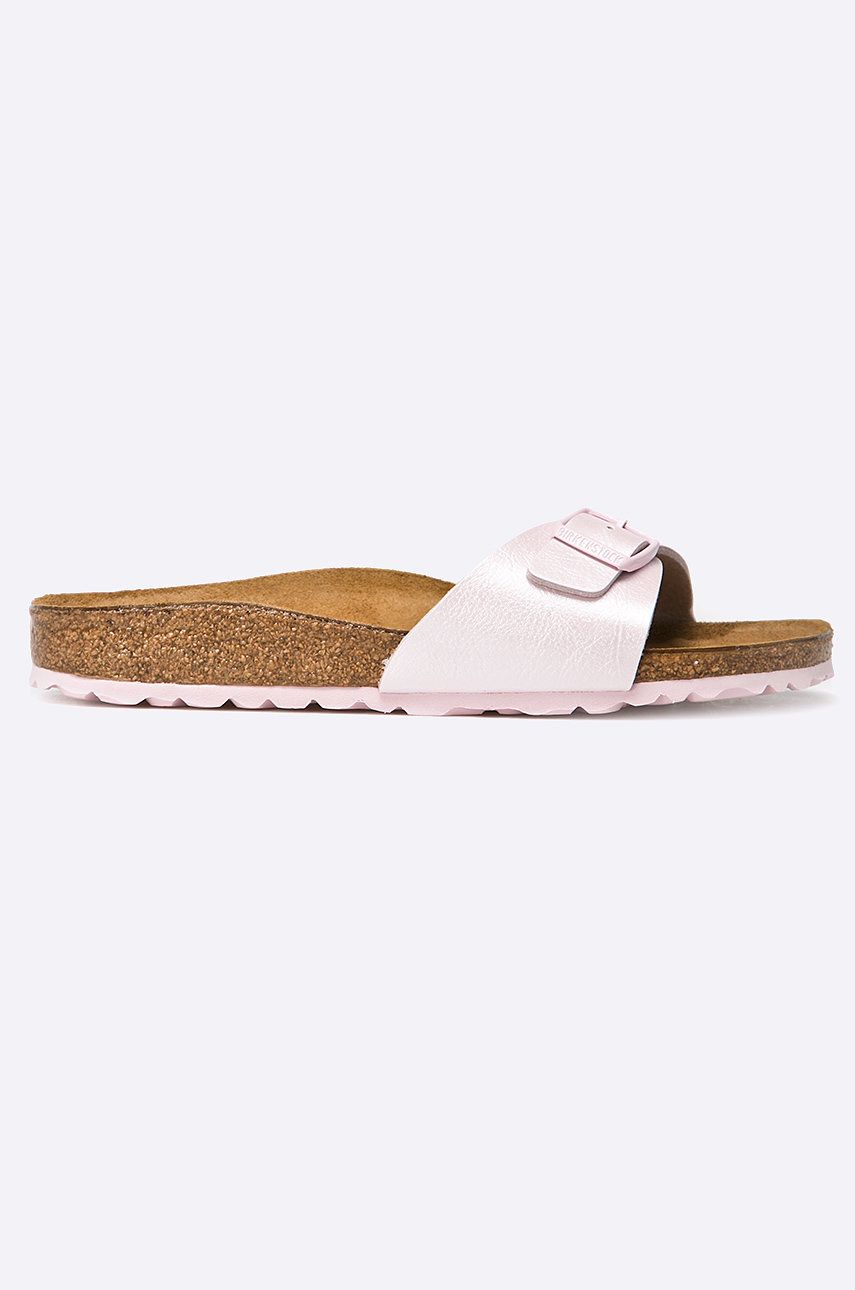 Papuci  Birkenstock dama de vara din piele naturala  cu talpa stabila Madrid online