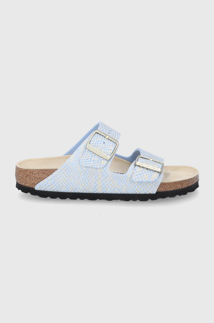 Papuci  Birkenstock dama de zi din material sintetic cu talpa din spuma si interior confortabil Arizona