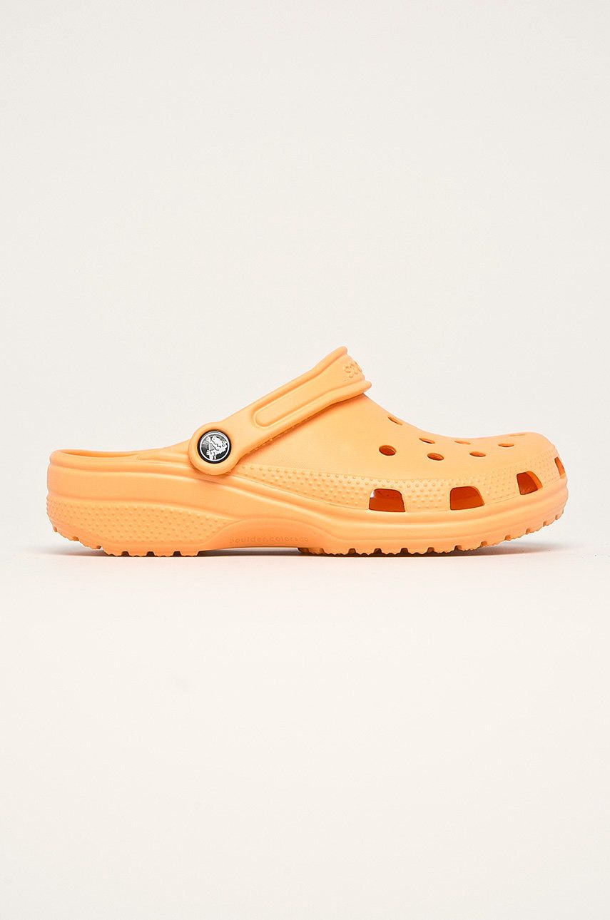 Papuci  Crocs dama de ocazie din material sintetic  cu talpa din guma