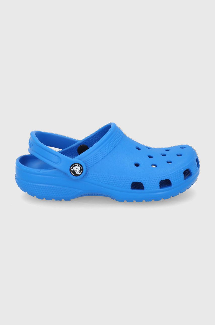 Papuci  Crocs dama de ocazie din material sintetic cu talpa din guma si interior confortabil