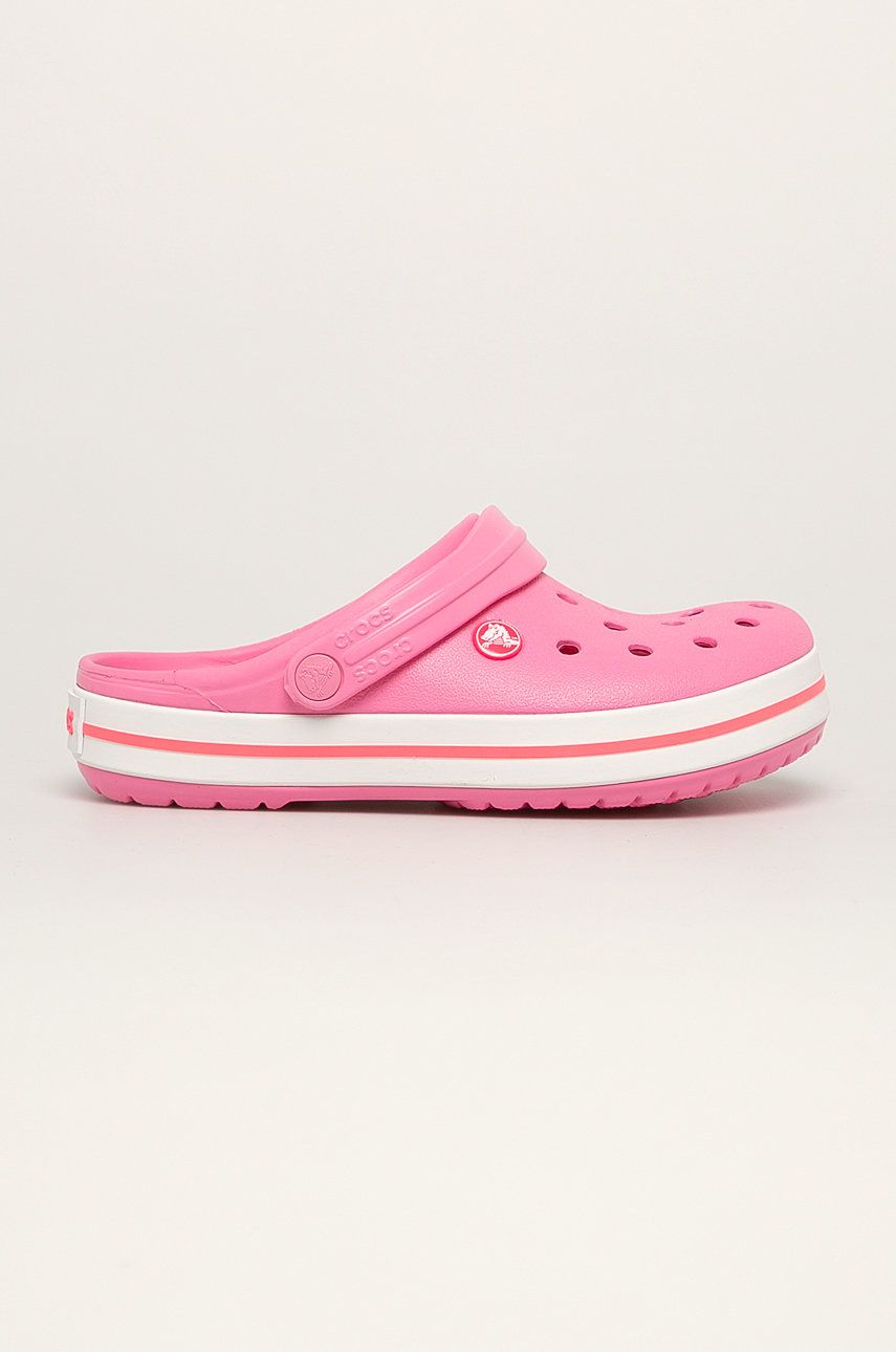 Papuci  Crocs dama de vara din material sintetic  cu talpa presata CROCBAND