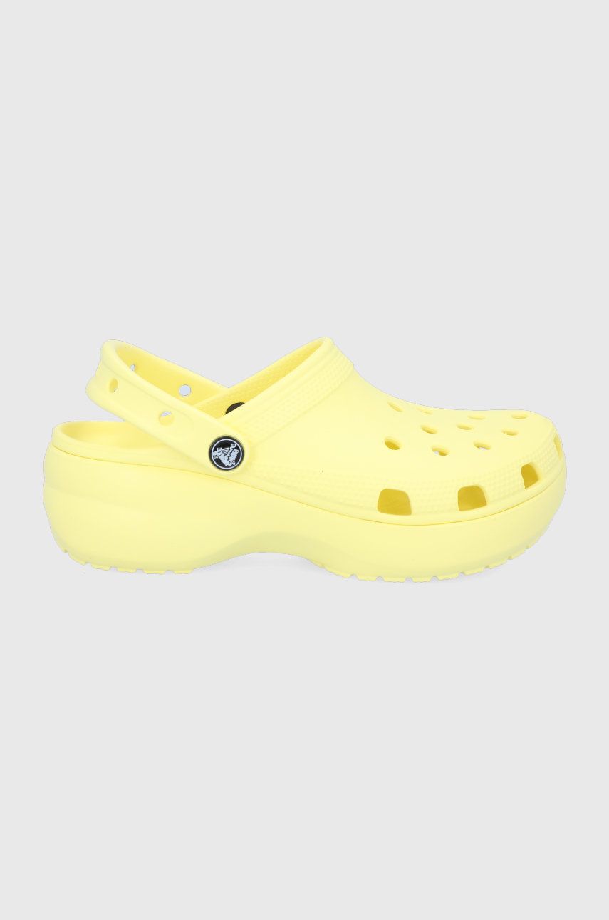 Papuci  Crocs dama de zi din material sintetic  cu talpa din guma  online