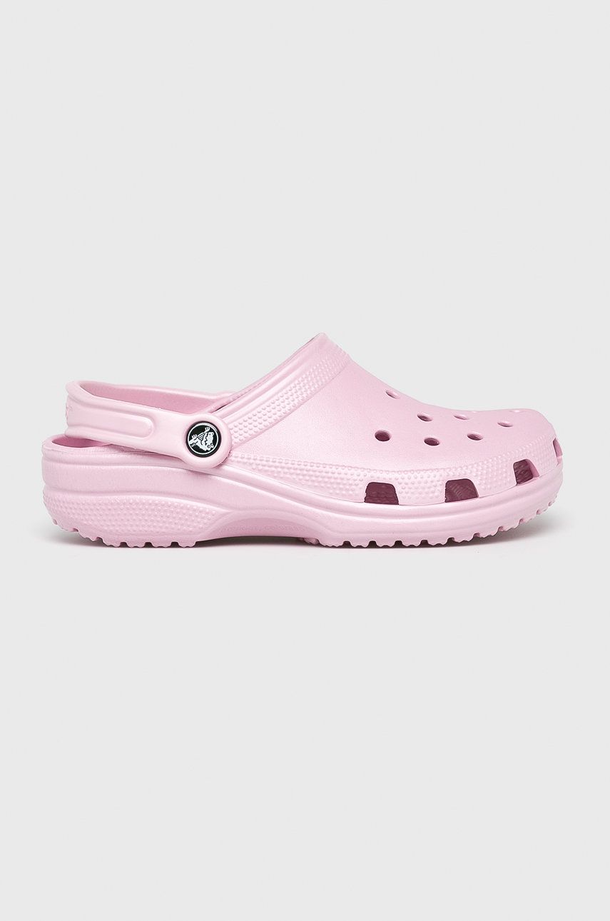 Papuci  Crocs dama de zi din material sintetic  cu talpa stabila