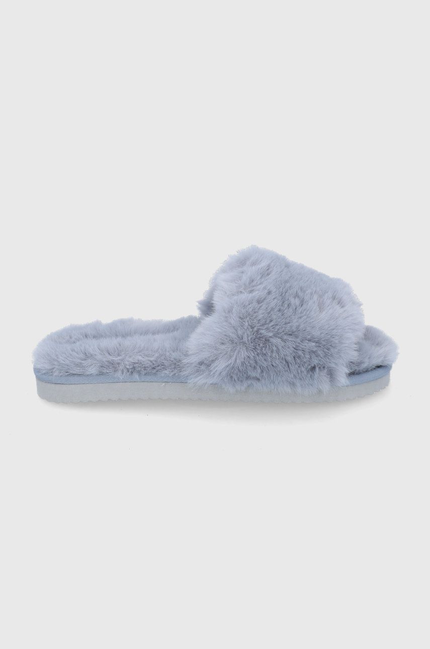 Papuci de casa dama  Flip*Flop  din material textil    online