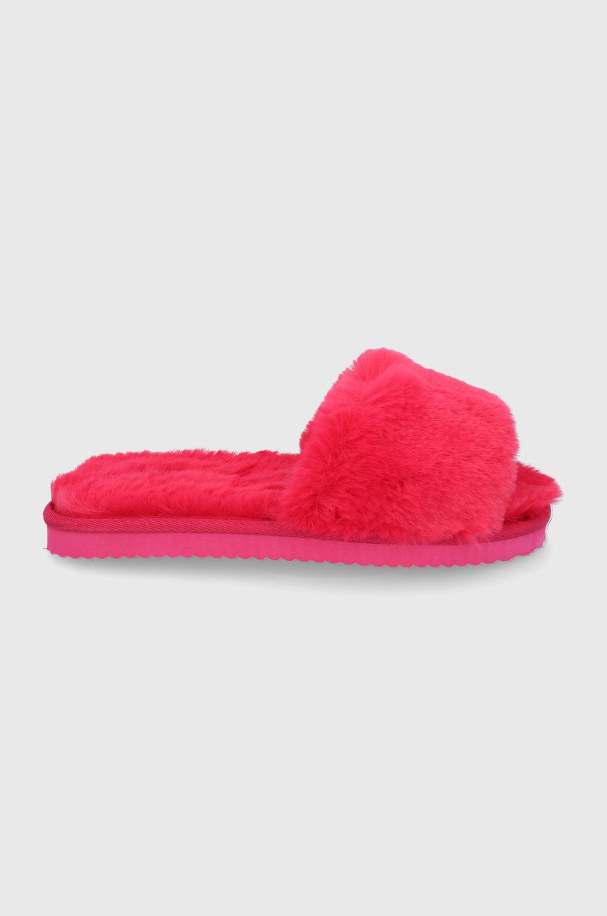 Papuci de casa dama roz Flip*Flop  din material textil    online