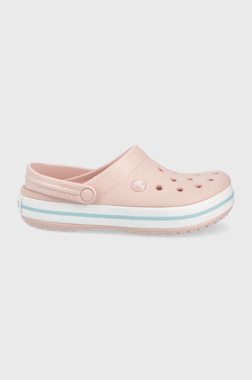 Papuci roz Crocs dama de vara din material sintetic    online