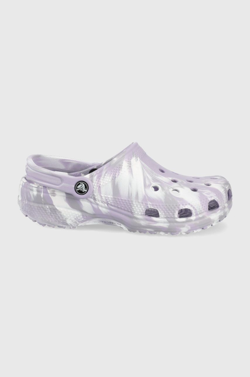 Papuci violet Crocs dama de zi din material sintetic    online