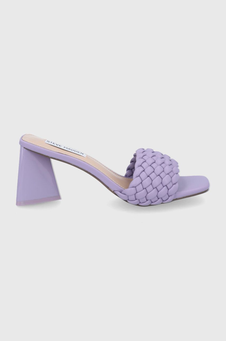 Papuci violet Steve Madden dama de ocazie din piele intoarsa cu talpa comoda  Monte Carlo online