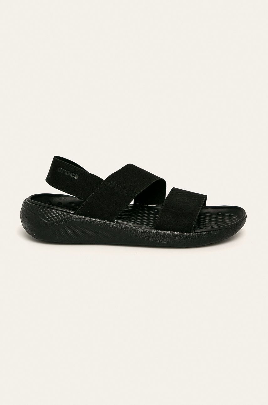 Sandale  Crocs dama de plaja din material textil cu talpa din guma si interior confortabil  online