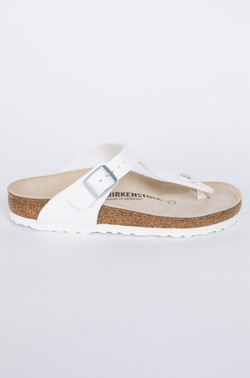 Slapi dama  Birkenstock de vara din material sintetic cu piele naturala