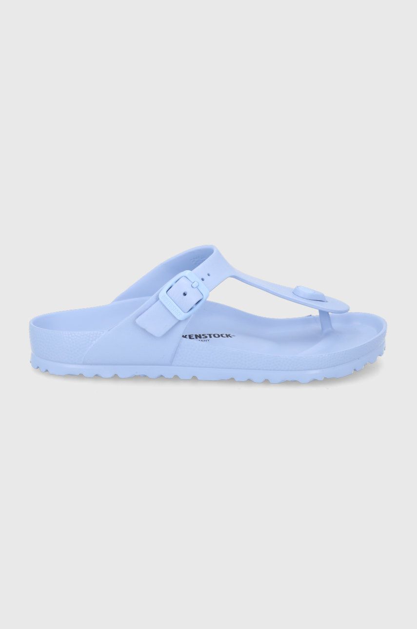 Slapi dama  Birkenstock de vara din material sintetic cu toc plat  Gizeh online