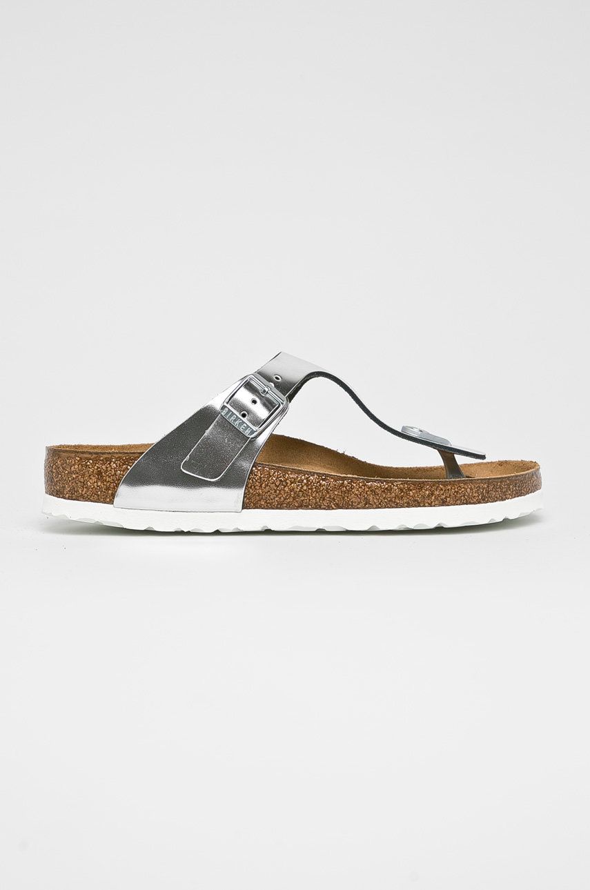 Slapi dama  Birkenstock de zi din piele naturala   Gizeh online