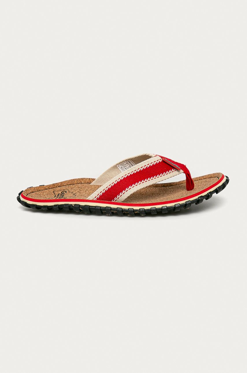 Slapi dama  Gumbies de zi din material textil cu talpa din cauciuc  CORKER FLIP-FLOPS