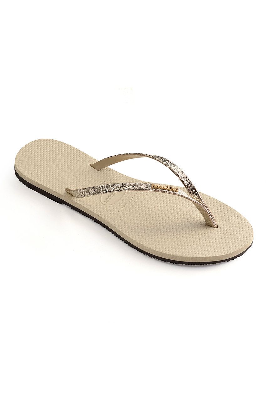 Slapi dama  Havaianas de zi din material sintetic cu toc plat   online