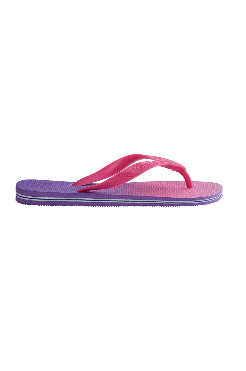 Slapi dama roz Havaianas de primavara din material sintetic    online